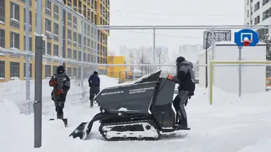 Механизированная погрузка и вывоз снега